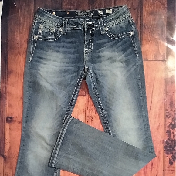 Miss Me Denim - Practically New Mid-Rise/Easy Boot Miss Me Jeans